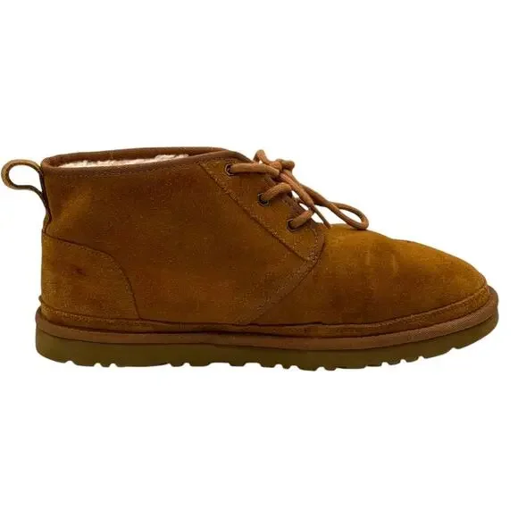 UGG Men's Chukka Boots - Size 12 - Chestnut Suede - Cozy & Stylish Excellent - Picture 3 of 8